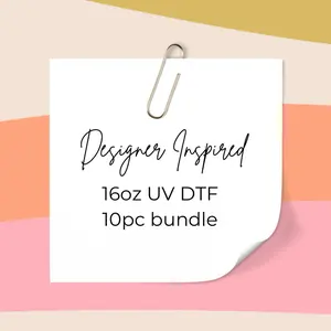 16oz UV DTF wrap bundle 10pcs