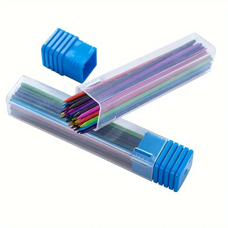 2.0mm Colored Mechanical Pencil Art Refills, 36pcs Leads/Box Multi-Color Set - Office Stationery for Art & Design, Ideal for Students, Gift for Artists
