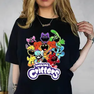 Poppy Playtime Chapter 3 Smiling Critters Catnap Shirt Unisex Full Size