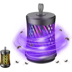 NEW 2 in 1 Mosquito Zapper Powerful Fly Zapper with Purple Lights for Home Garden US Stock