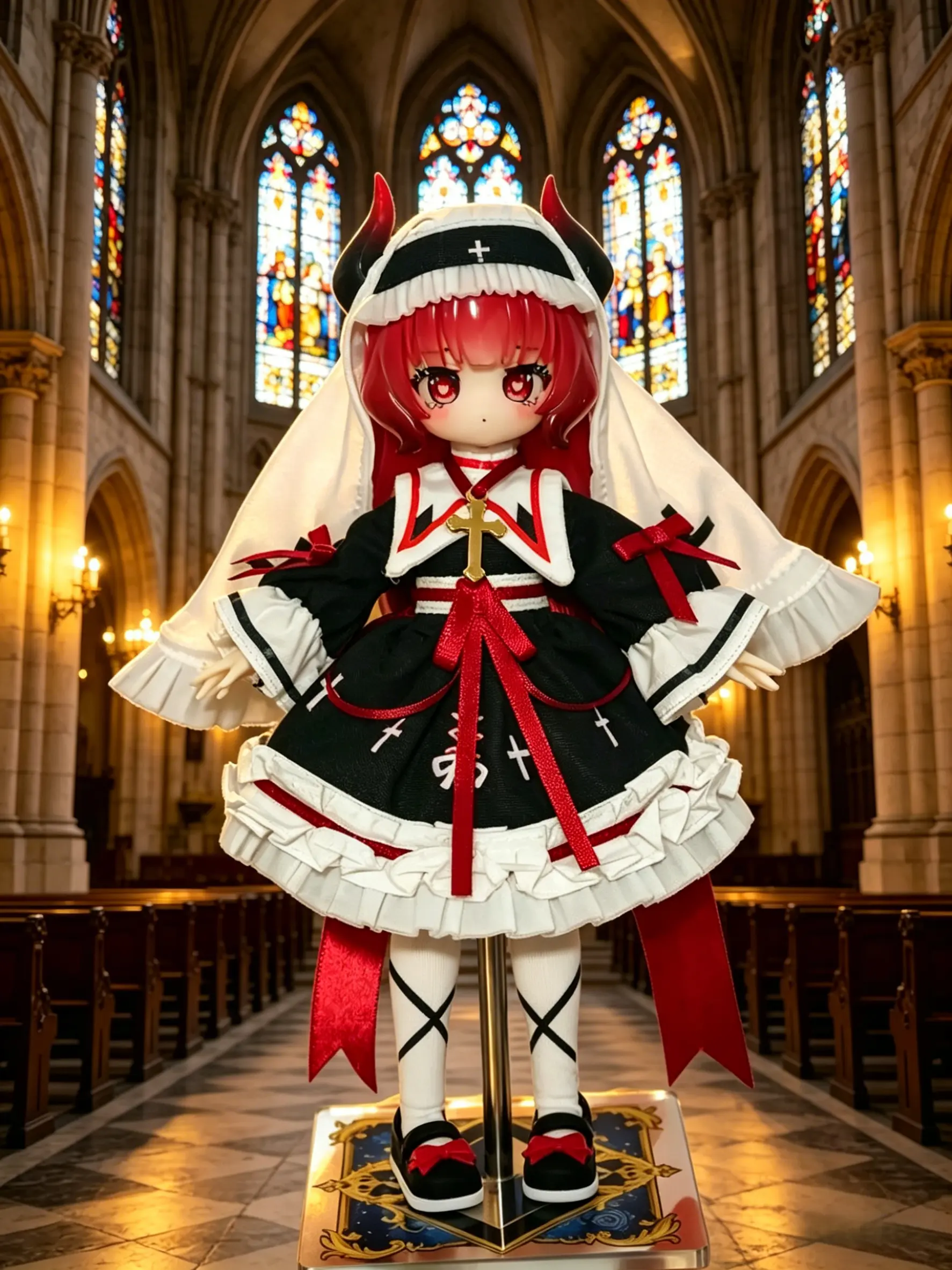 1/12 Scale  Nun BJD Collectible Blind Box, Fully Posable Hand & Leg Joints, Custom Changeable Outfits and Footwear,6 Regular + 1 Ultra Rare Hidden Doll, Ideal Birthday & Holiday Gift for Children Ages 3 and Above
