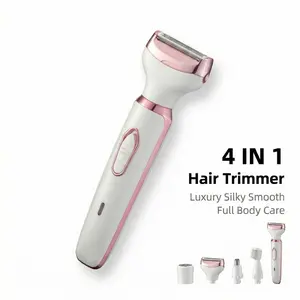 Bikini Trimmer for Women,Easter IdeasElectric Shaver and Razor Rechargeable 4-in-1Body and Facial Epilator, for PainlessTrimming of Pubic Hair, Face, Underarms and Legs, Waterproof. Christmas Gift New Year GiftShaving Grooming