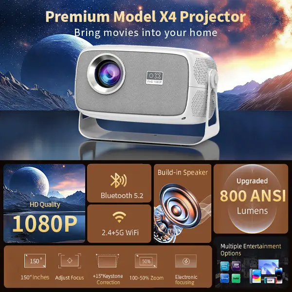 Premium model X4 projector