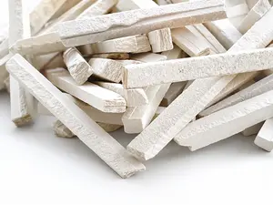 White Indian Slate Clay Pencils - Edible Earthy To Eat slate Pica Rocks - Bulk, Comestible para comer
