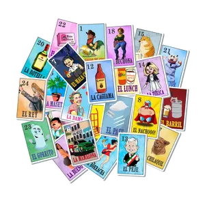 Funny adult-themed Mexican Lotería parody sticker pack — NOT the game, just stickers.