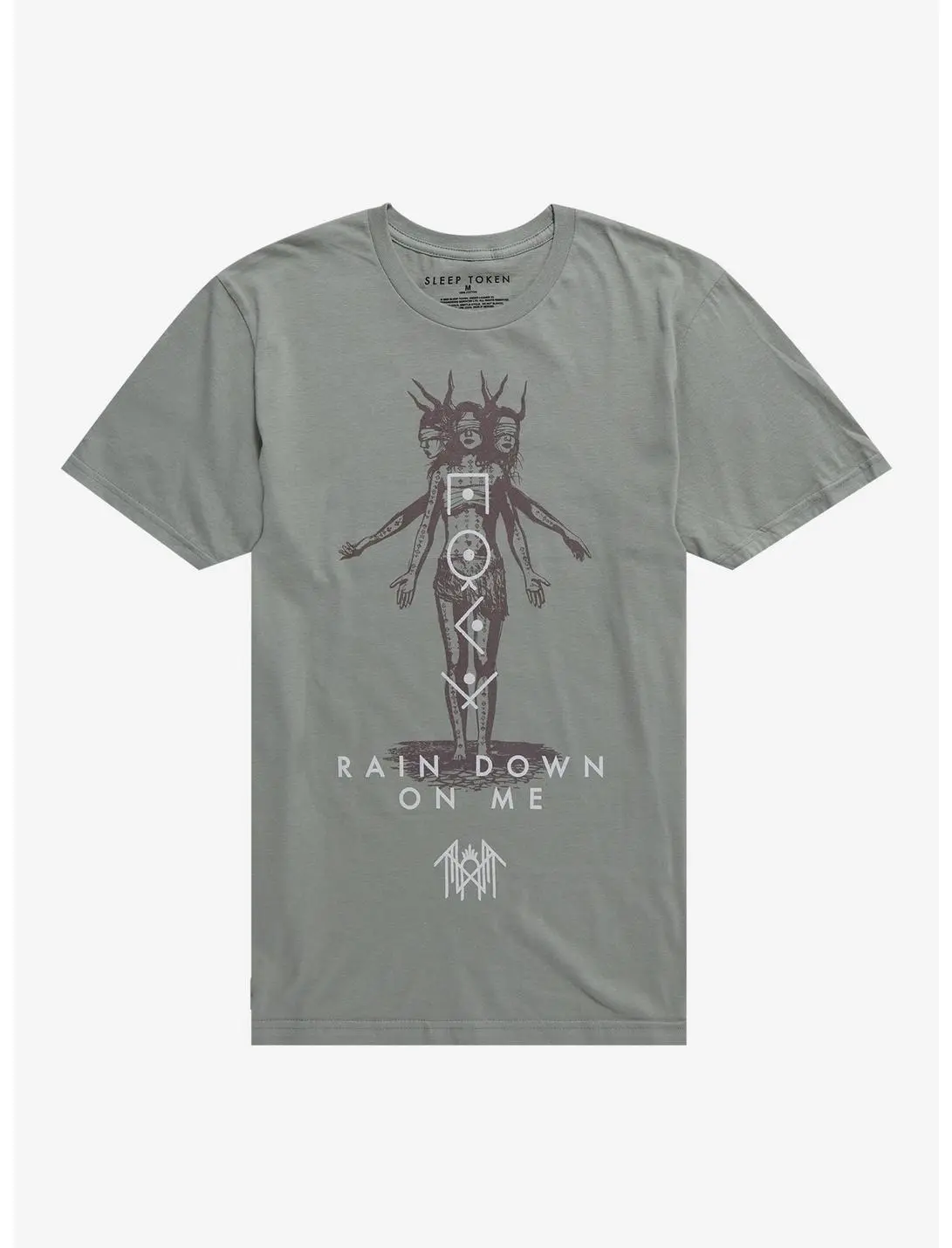 Sleep Token Rain Down On Me T-Shirt Hot Topic Exclusive Hot Topic Exclusive Hot Topic Exclusive T-Shirt Sleep Token Shirt, Even In Arcadia Shirt, Scene Sleep Token Even In Arcadia Shirt