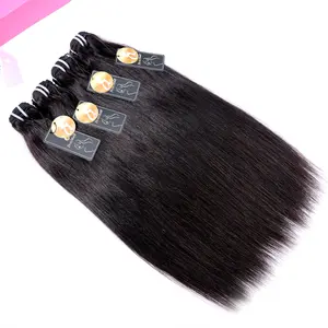 PerisModa 15A Straight Human Hair Bundles Brazilian Weaving Virgin Remy Human Hair Extensions 1/3/4 Pcs Raw Human Hair Bundles For Black Women