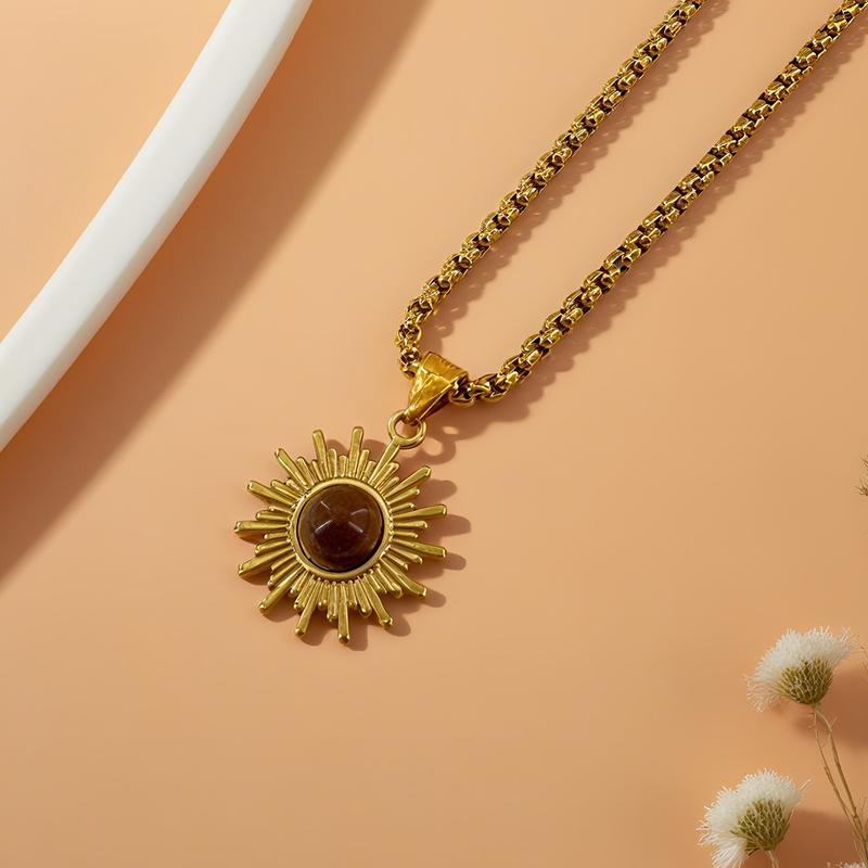 Mythical de UGood, Zicron Shining and Brass Earring, Necklace Amplifying Aura and Aesthetic for Casual Outing and Business Occasions, Give your Strength