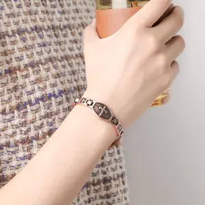 TimelessHalo Copper Bracelets for Women, 99.99% Pure Copper Magnetic Bracelets with Effective Neodymium Magnets, Adjustable Jewelry Gift with Sizing Tool Wearable