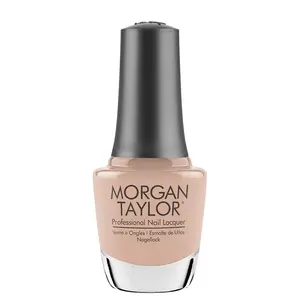 Morgan Taylor New School Nude, Professional Lacquer, Vibrant, Chip-Resistant, Fast-Drying, Long-Lasting, High-Shine, Perfect for Manicures & Pedicure, 15mL.