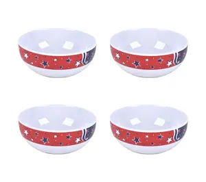 Temp-tations Set of 4 Melamine 18-oz Bowls