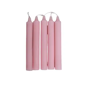 SPELL CANDLE PINK 6" INCH