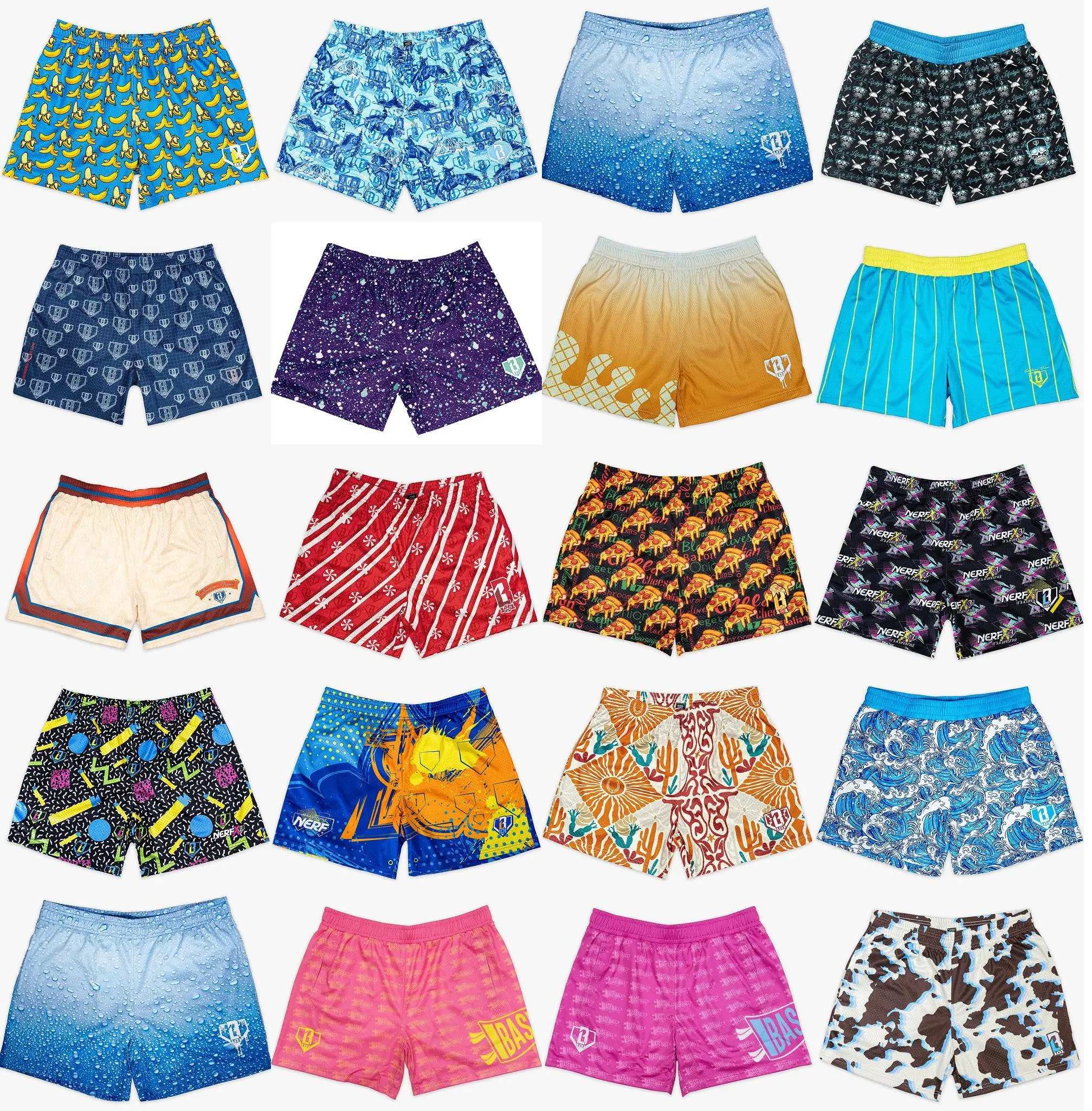 Baseball Lifestyle 101 | Ultra Limited Ice Cream Mesh Shorts Collection | Rare & Sold-Out Designs | Premium Streetwear Gym Shorts | Unisex Summer Athletic Shorts | Viral Graphic Shorts