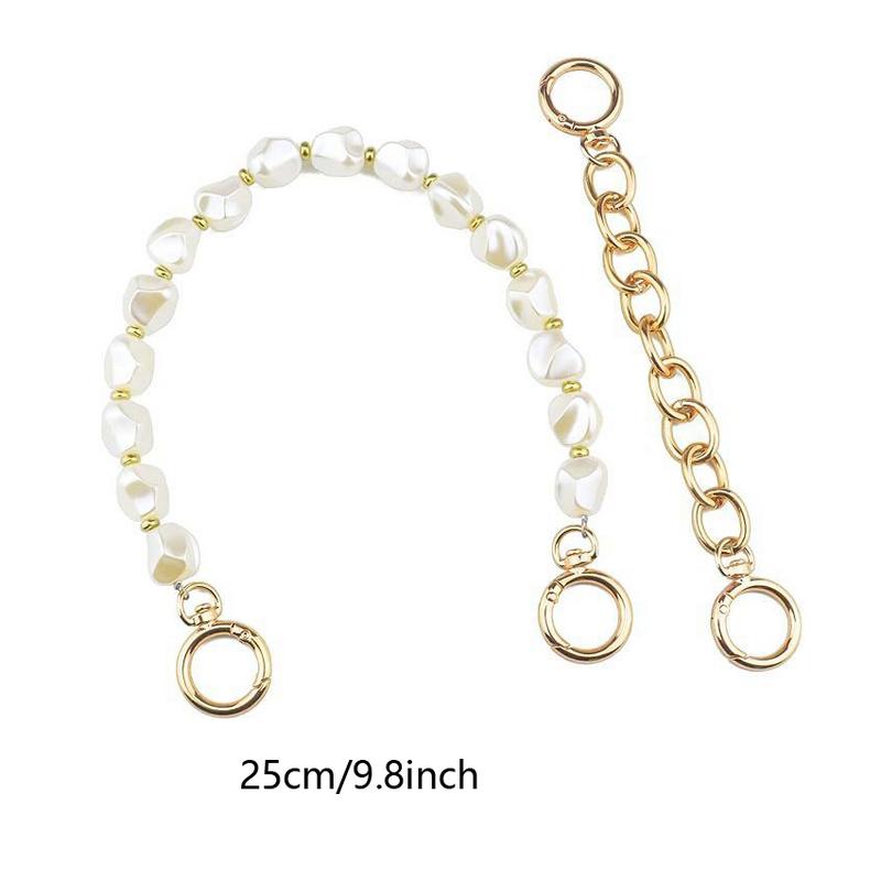 Chunky Gold-Tone Aluminum Bag Chain Versatile Handle & Decor Goldtone, Perfect for Handbags,Christmas Present