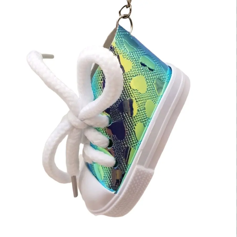 Shoe Charm with Hearts Keychains
