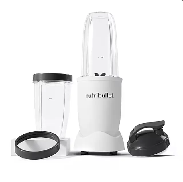 nutribullet Pro Personal Blender, Smoothie and Protein Shake Maker, High-Speed Compact Blender with Cups, Powerful Kitchen Appliance for Smoothies, Frozen Drinks and Everyday Recipes, Convenient Blender for Home, Office and Gym