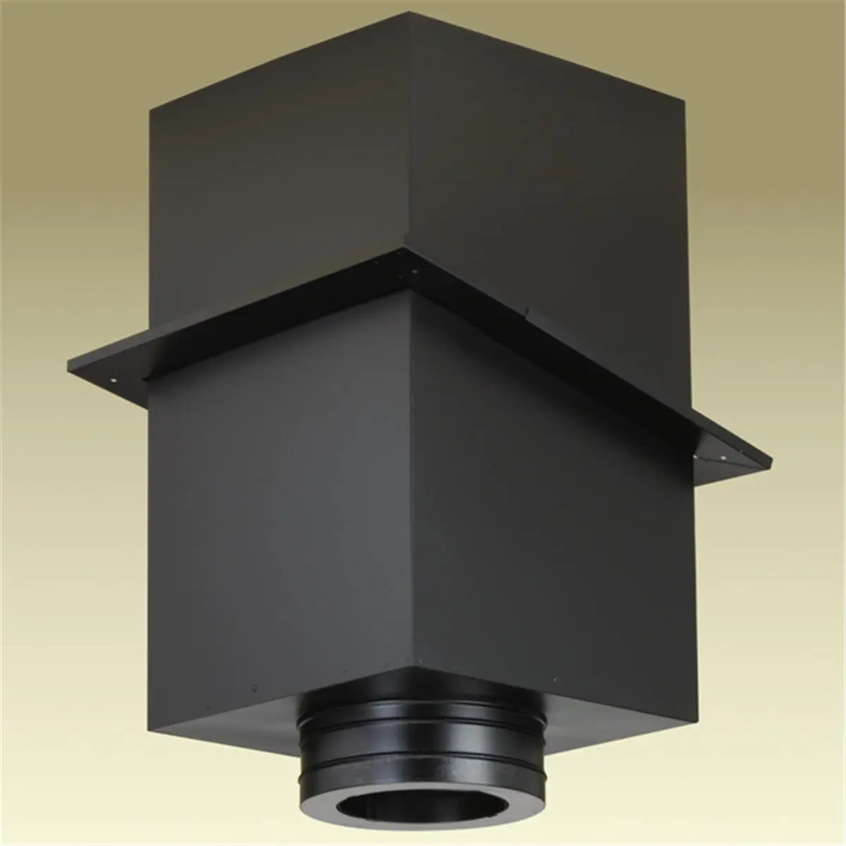 212 MAIN DuraTech 6-Inch Square Form Ceiling Support Box, 24-Inch Tall Close Clearance Component for Chimney, Fireplace & Smokestack Vent (M&G Duravent 6DT-CS24R Unit)