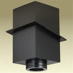 212 MAIN DuraTech 6-Inch Square Form Ceiling Support Box, 24-Inch Tall Close Clearance Component for Chimney, Fireplace & Smokestack Vent (M&G Duravent 6DT-CS24R Unit)