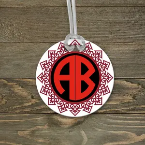 Personalized Luggage Tag | Custom Monogram Bag Tag | Imperial