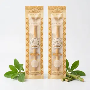 Sewak Al Mominin Natural Miswak Toothbrush Stick, Oral Care Essential for Daily Comfort (Pack of 2)