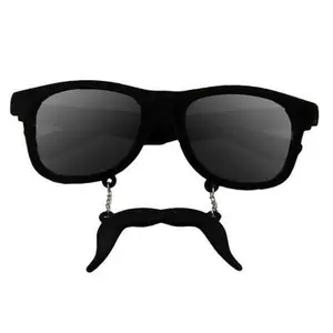12 PACK Black Mustache Adult Style Sunglasses  WS7095D