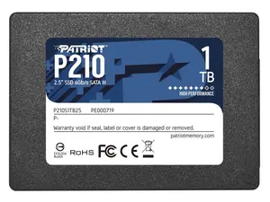 Patriot P210 2.5" 1TB SATA III Internal Solid State Drive (SSD) P210S1TB25 Patriot P210 2.5" 1TB SATA III Internal Solid State Drive (SSD) P210S1TB25