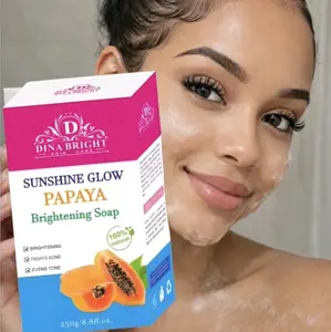 SUNSHINE GLOW PAPAYA BRIGHTENING SOAP.
