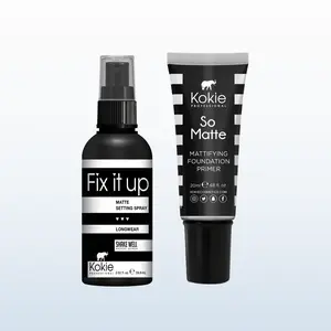 Kokie Professional Fix it up Matte Setting Spray & So Matte Primer Bundle