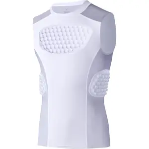 Youth Padded Chest Protector Shirt, Heart-Guard/Sternum Protection for Baseball, Football, T Ball & Softball