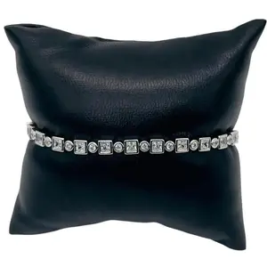 Rhodium Plated Bracelet with Rhodium Plating for Aesthetic and Protective Finish Ideal for Jewelry and Decorative Items