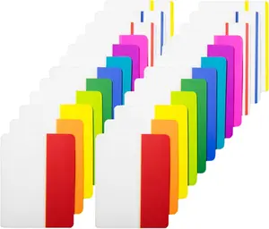 480 Pieces Sticky Tabs 2 Inch Index Tabs, Colored Page Markers Repositionable Tags Reading Tabs