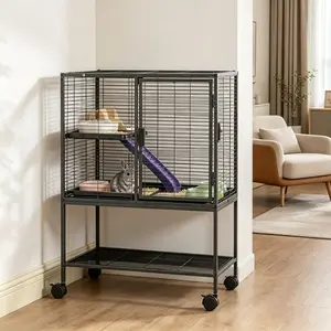 Animal Cage with Non-Slip and Easy to Clean for Outdoor