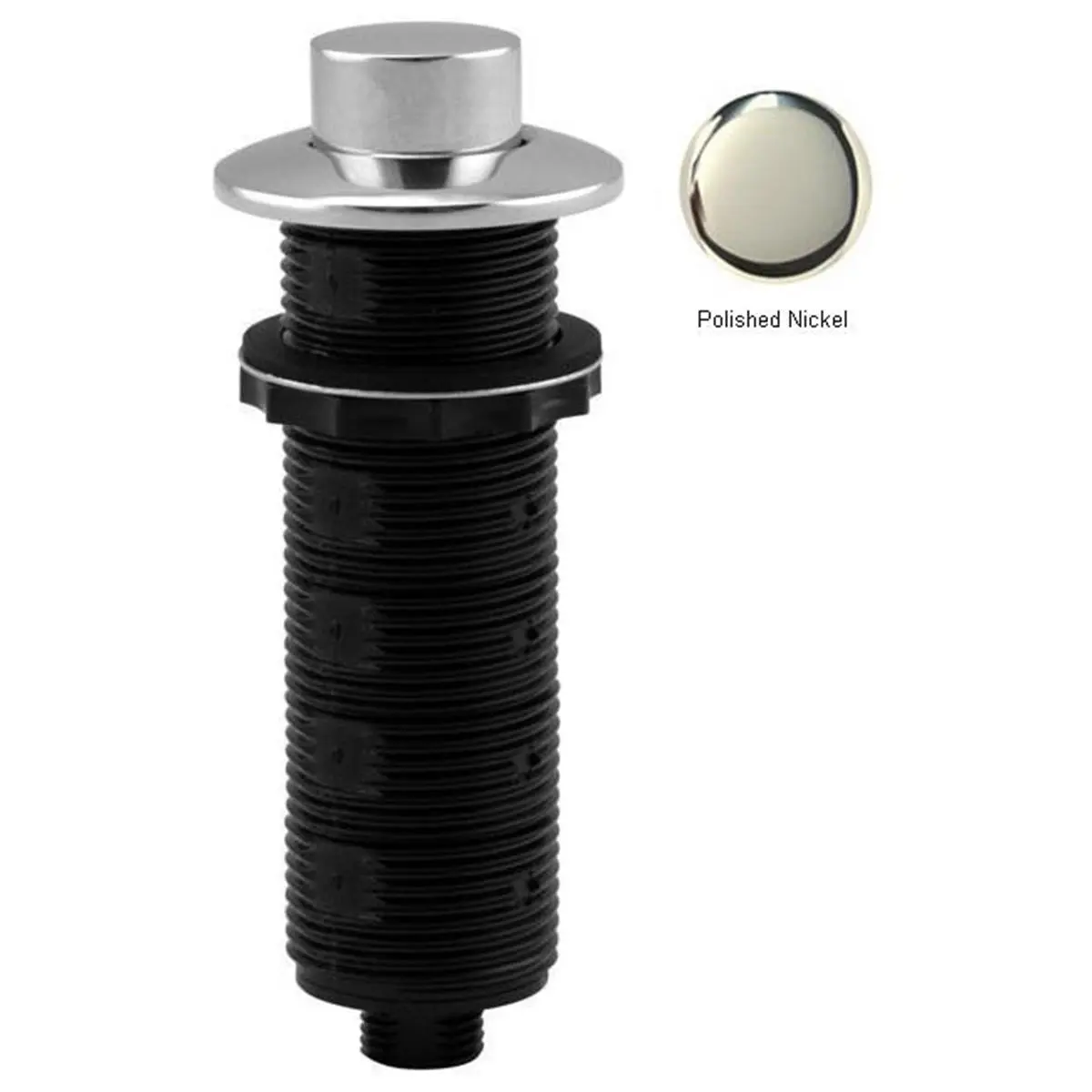 Westbrass ASB-RB3-05 Raised Button Replacement Air Switch - Polished Nickel