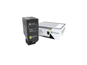Lexmark Yellow Toner Cartridge - 12500 Pages - For Lexmark CS735  71C0X40