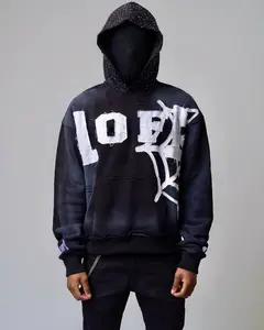 1of1 Rhinestone hoodie