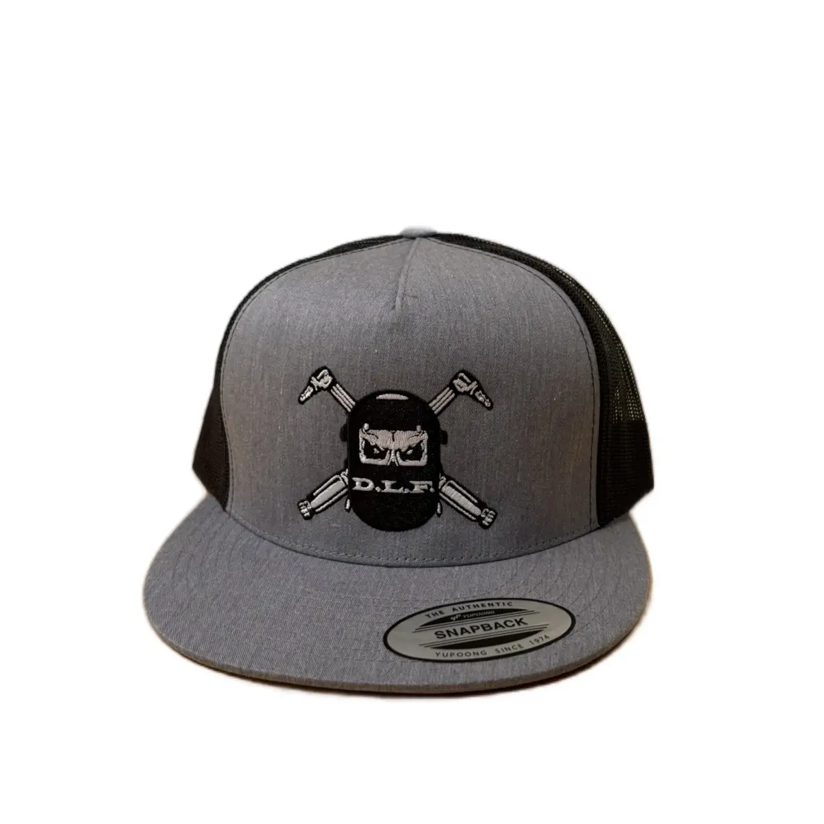 DLF Welding Hat - Grey and Black, Protective Safety Gear for Welding