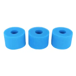 3PCS for Intex Pure Spa Reusable/Washable Foam Hot Tub Filter Cartridge S1 Type