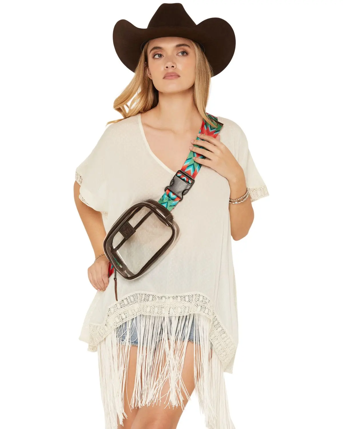 Sts Ranchwear By Carroll Women's Women'S Clear Stadium Kair Crossbody Bag - Sts34091