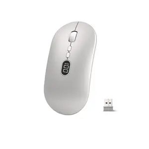 Wireless Mouse, Portable Ultra-thin USB Mouse, Silent Click Laptop Mouse, Computer Accessories for Windows/PC/Office