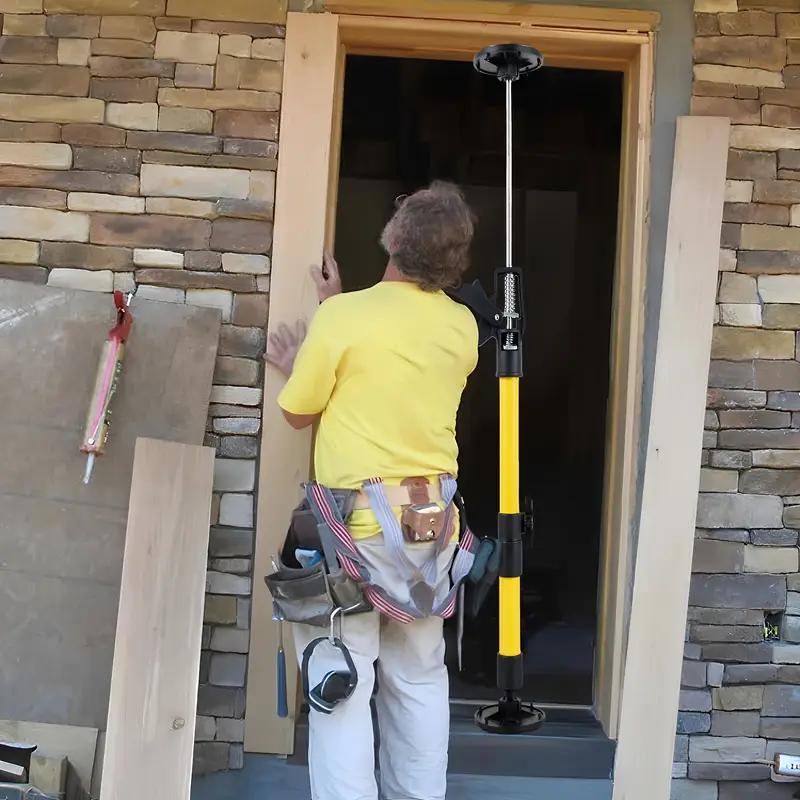 Professional Adjustable Telescoping Support Bars - 2-Pack, 90 lbs Weight Capacity, ABS and Metal Build with Manual Locking Joint, Essential Woodworking Tool for Temporary Support of Cabinets, Stairs, and Porches