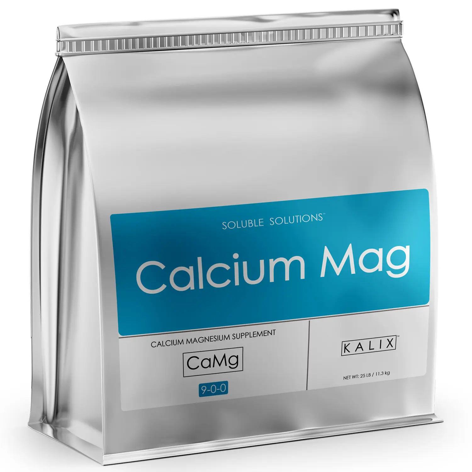 KALIX 25 lb Fully Water-Soluble Calcium Magnesium Supplement for Garden Soil, Supports Strong Plant Structure, Maintains Soil Balance, Boosts Efficient Photosynthesis