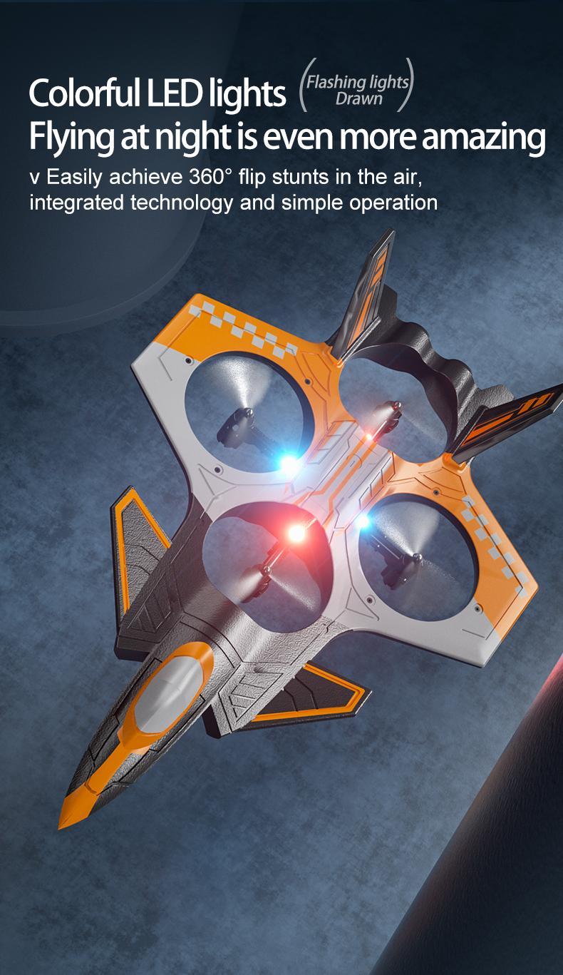 TongLi Foam Remote Control Airplane, Aerial Photography Drone, Children's Remote Control Airplane, Drop-resistant Foam Airplane, Stunt Remote Control Airplane, Suitable for Children Aged 8-12 Christmas Halloween Thanksgiving gift