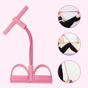 Multi - Function Tension Rope with Handles - Home Gym Sit - Up & Tummy Training Equipment for Men & Women