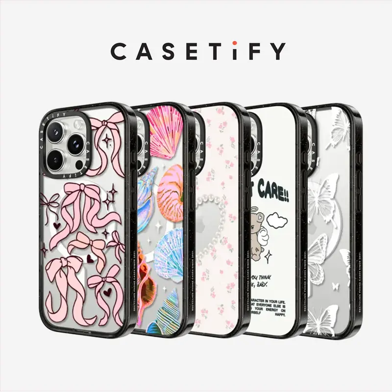 CASETiFY Lipstick Kisses iPhone 16/15/14 Series Phone Case MagSafe