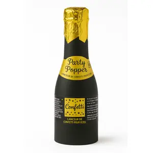 Mini Champagne Bottle Confetti Popper