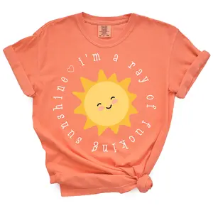 Funny Ray Of Fking Sunshine TShirt - Casual Summer Top