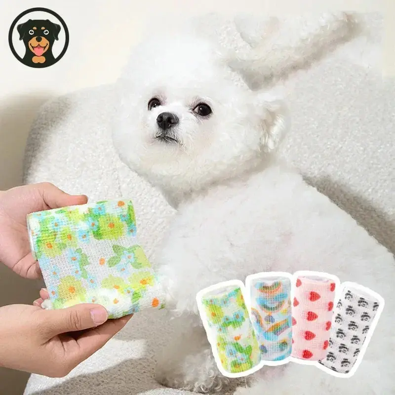 Disposable Pet Shoes – Breathable Elastic Foot Covers for Cats & Dogs, Dirt-Proof Bandages for Outdoor Protection