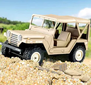 SUBOTECH US M151 Jeep RC Off-Road, 1:14 Scale 4WD Electric Remote Control Truck All Terrain Crawler Car RC