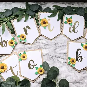 Bride-to-Be Sunflower Wedding Banner- All Purpose Banner