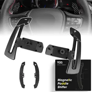 TDD Aluminum Alloy Magnetic Paddle Shifters For Lexus UX200 ES300 ES350 NX350 RX. LC500 GR With Carbon Fiber Paddle Shift Extensions